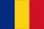 Flagge von Rumänien mit einem Link zu einer Website, die Gottes Gebote auf Rumänisch erklärt.